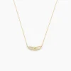 Histoire d'Or Collier Infinite Love Or Jaune Diamant