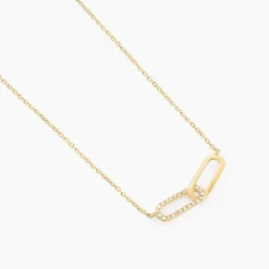 Histoire d'Or Collier Infinite Love Or Jaune Diamant