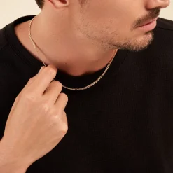 Histoire d'Or Collier Iris Or Jaune Maille Gourmette