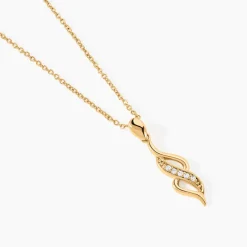 Collier Ishaae Plaqué Or Jaune Oxyde De Zirconium-Histoire d'Or Clearance