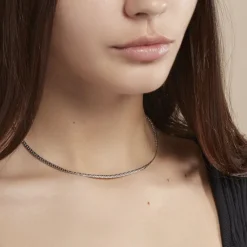 Collier Ivy Maille Haricot Or Blanc-Histoire d'Or Sale