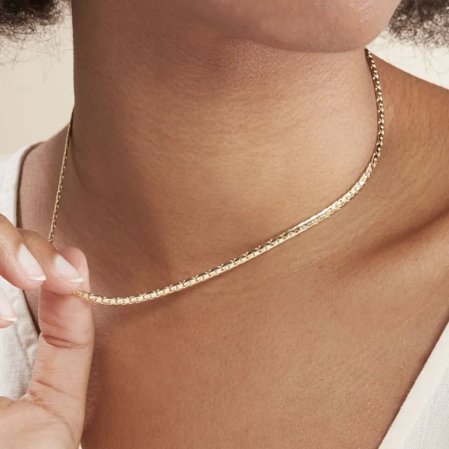 Histoire d'Or Collier Ivy Maille Haricot