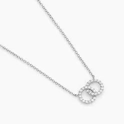 Collier Iwa Argent Blanc Oxyde De Zirconium-Histoire d'Or Discount