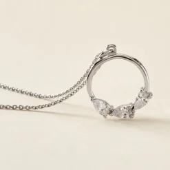 Collier Izamal Argent Blanc Oxyde De Zirconium-Histoire d'Or Outlet