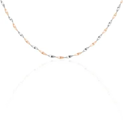 Collier Izar Torsadee Or Bicolore-Histoire d'Or
