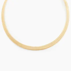 Collier Izaro Maille Flex Or Jaune-Histoire d'Or Hot