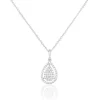 Histoire d'Or Collier Izia Or Blanc Diamant