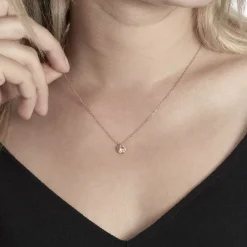 Histoire d'Or Collier Jannea Argent Rose Oxyde De Zirconium