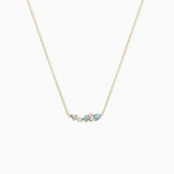 Histoire d'Or Collier Jardin Secret Or Jaune Topaze