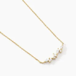 Histoire d'Or Collier Jardins D'hiver Plaqué Or Jaune Oxyde De Zirconium