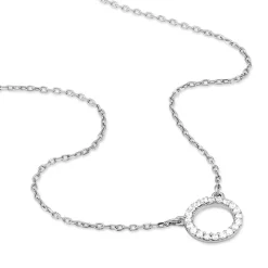 Collier Jaya Argent Blanc Oxyde De Zirconium-Histoire d'Or Clearance