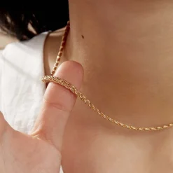 Histoire d'Or Collier Jayna Maille Palmier Or Jaune