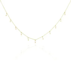 Collier Jazmin Or Jaune Perle De Culture-Histoire d'Or Hot