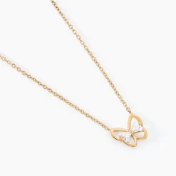 Histoire d'Or Collier Jelissa Plaqué Or Jaune Oxyde De Zirconium