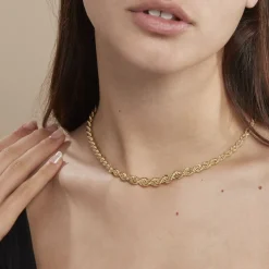 Collier Jerry Danilo Maille Corde Or Jaune-Histoire d'Or Clearance