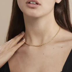 Collier Jerry Danilo Maille Corde Or Jaune-Histoire d'Or Online