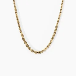 Histoire d'Or Collier Jerry Maille Corde Or Jaune