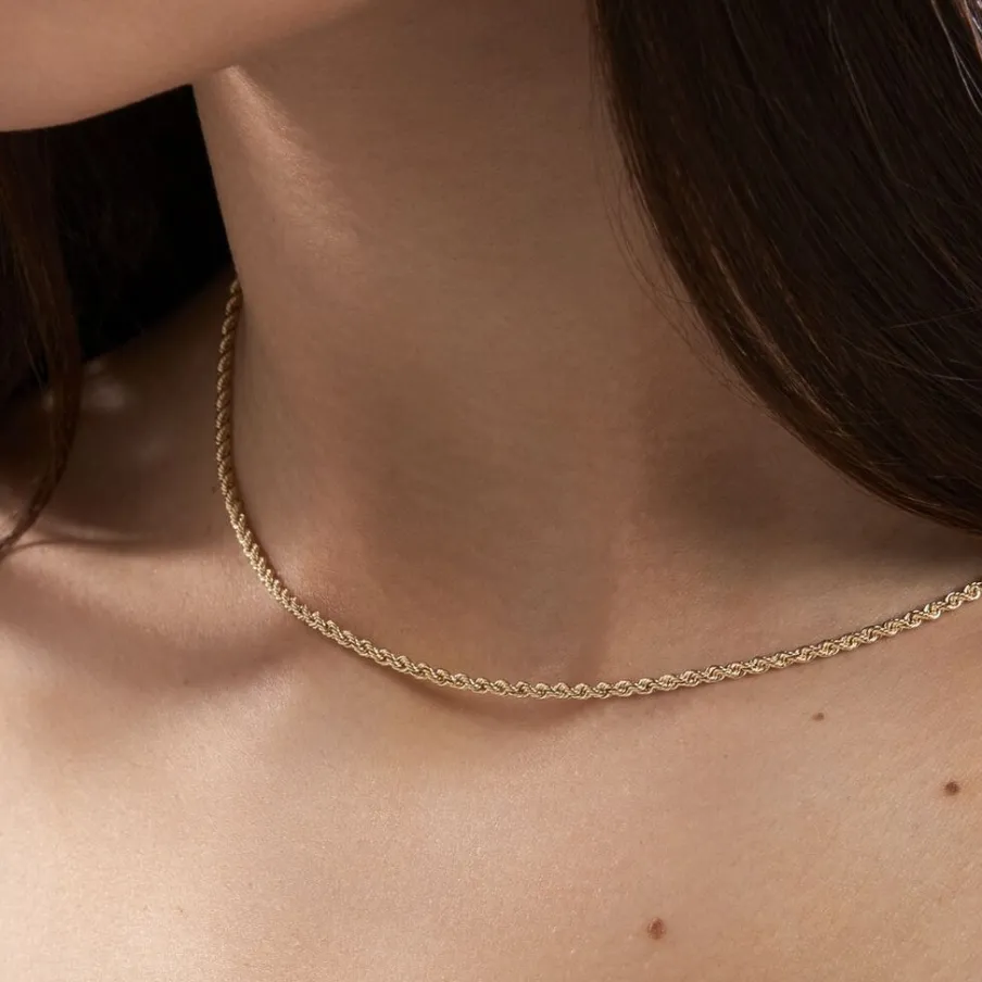 Histoire d'Or Collier Jerry Maille Corde