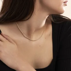 Histoire d'Or Collier Jerry Maille Corde