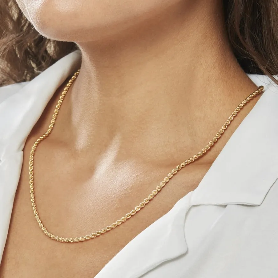 Histoire d'Or Collier Jerry Maille Corde