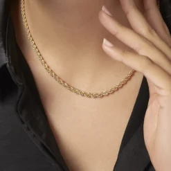 Collier Jerry Maille Corde Or Jaune-Histoire d'Or Discount