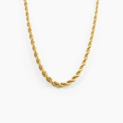 Histoire d'Or Collier Jerry Maille Corde Or Jaune