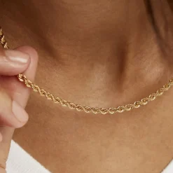 Histoire d'Or Collier Jerry Maille Corde