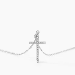 Histoire d'Or Collier Jezabel Or Blanc Diamant
