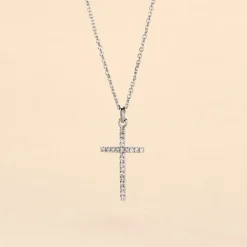 Histoire d'Or Collier Jezabel Or Blanc Diamant