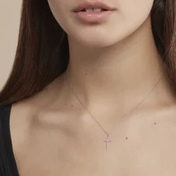 Histoire d'Or Collier Jezabel Or Blanc Diamant