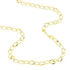 Collier Joice Maille Alternée Et Godronne-Histoire d'Or