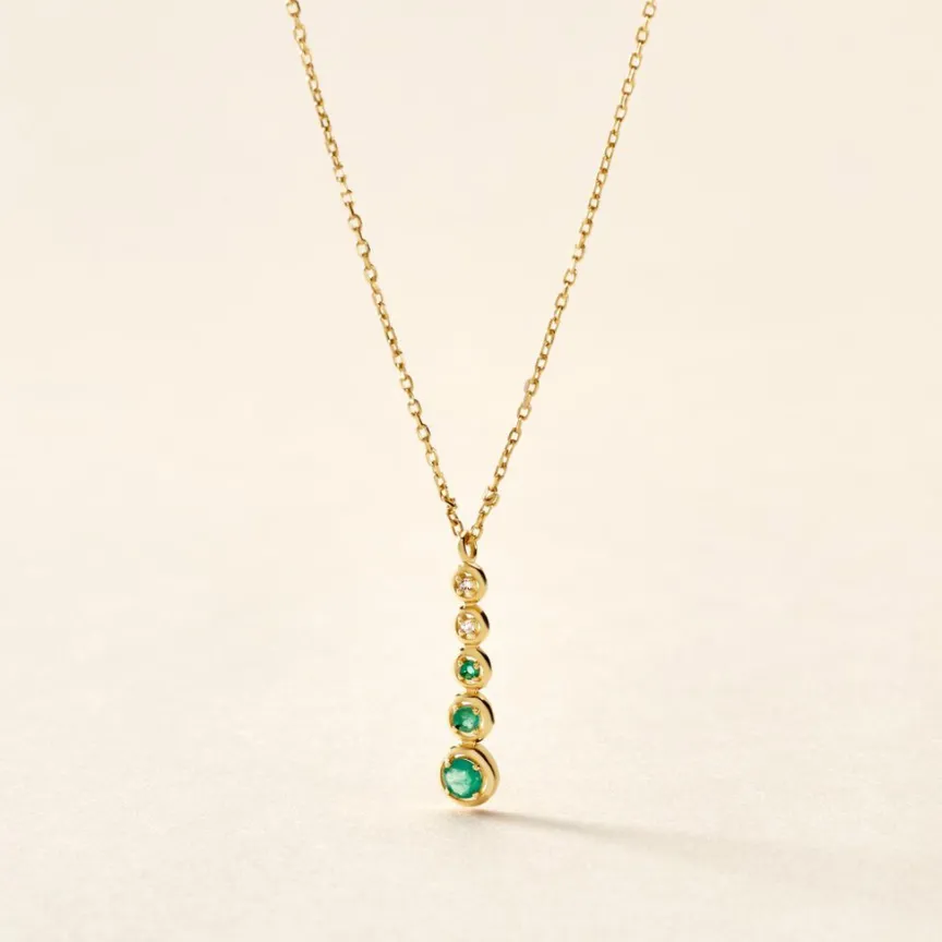 Collier Josephine Or Jaune Emeraude-Histoire d'Or Clearance