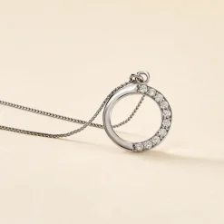 Histoire d'Or Collier Kéa Argent Blanc Oxyde De Zirconium