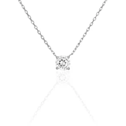 Histoire d'Or Collier Kariane Argent Blanc Oxyde De Zirconium