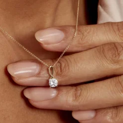 Histoire d'Or Collier Karlena Or Jaune Oxyde De Zirconium