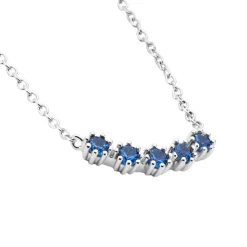 Histoire d'Or Collier Karrie Argent Blanc Oxyde De Zirconium