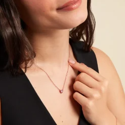 Collier Kelvyn Argent Rose Oxyde De Zirconium-Histoire d'Or Hot