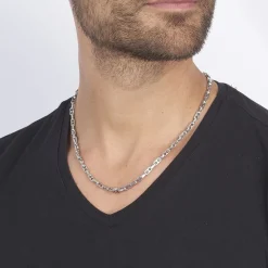 JOURDAN Collier Laura-lyneae Or Acier Bicolore