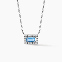 Histoire d'Or Collier Laurine Argent Blanc Oxyde De Zirconium