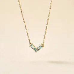 Histoire d'Or Collier Lavender Or Jaune Topaze