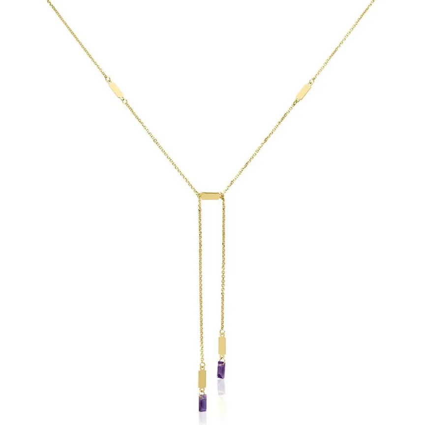 Collier Lavender Or Jaune Améthyste-Histoire d'Or Outlet