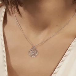 Histoire d'Or Collier Lev Argent Blanc