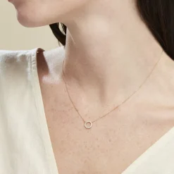 Histoire d'Or Collier Lim De Zirconium