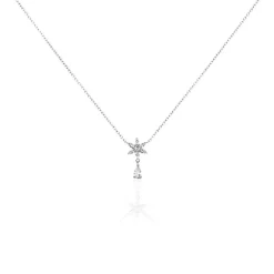 Histoire d'Or Collier Linas Argent Blanc Oxyde De Zirconium