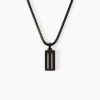 Histoire d'Or Collier Line Acier Noir