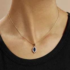 Collier Lisea Plaqué Or Jaune Verre Et Oxyde De Zirconium-Histoire d'Or New