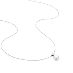 Histoire d'Or Collier Lorella Argent Blanc Perle De Culture