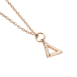 Histoire d'Or Collier Lorena Argent Rose Oxyde De Zirconium