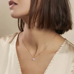 Histoire d'Or Collier Lorraine De Zirconium