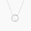 Histoire d'Or Collier Lua Argent Blanc Oxyde De Zirconium Perle De Culture